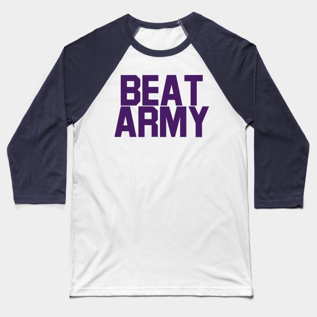 Go Navy Beat Army Baseball T-Shirt by Maskumambang